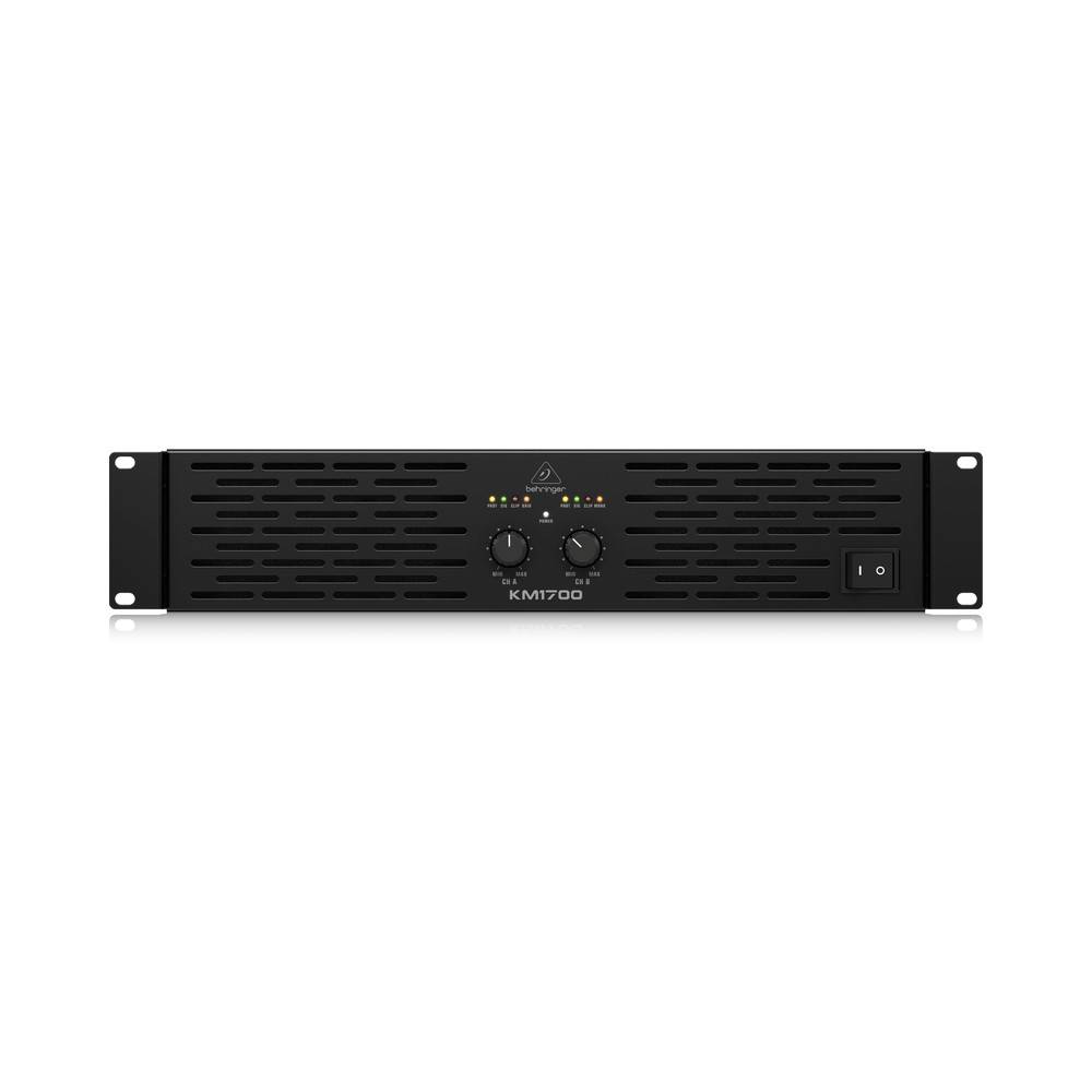 Behringer KM1700 2 x 500W 8 Ohm Power Amplifier, 1700 Watt Bridge with